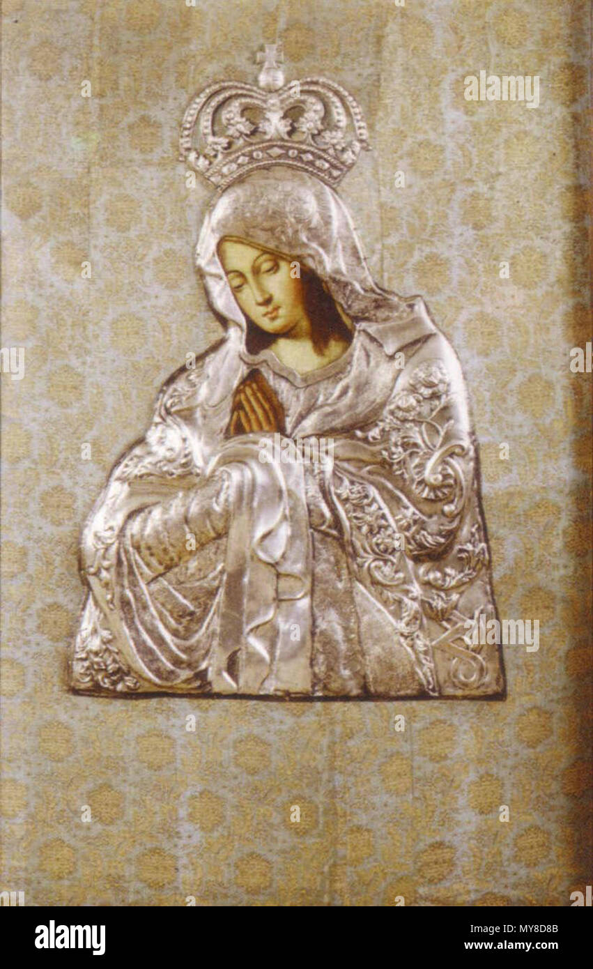 . Unsere Liebe Frau vom Feld Altar. dritten Viertel des 17. Jahrhunderts, im ersten Quartal des 18. Jahrhunderts 4 Feld Altar von Johannes II Casimir Stockfoto