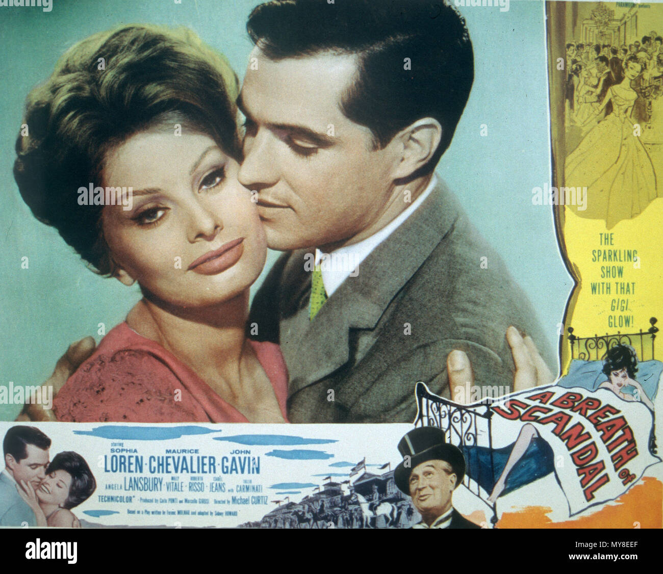 Ein Hauch von Skandal 1960 Paramount Pictures Film wityh Sophia Loren und John Gavin Stockfoto