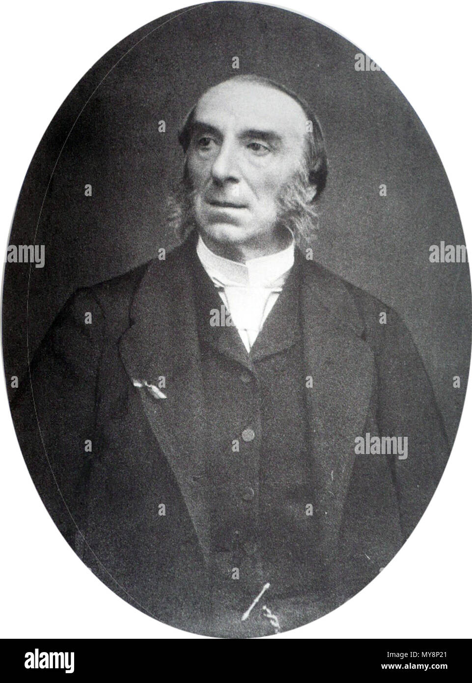 . Français: Portrait de Nicolò Gabrielli (1869). 22 Juni 2010, 00:44:52. Unbekannt 380 N G 1869 Stockfoto