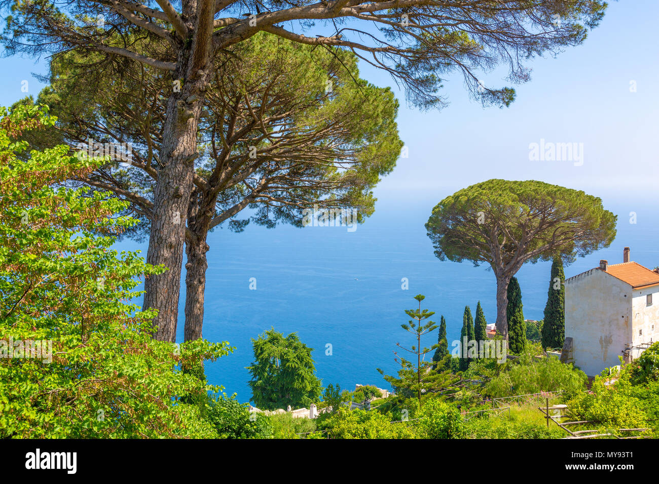 , Villa Rufolo Ravello, Amalfi, Kampanien, Italien Stockfoto