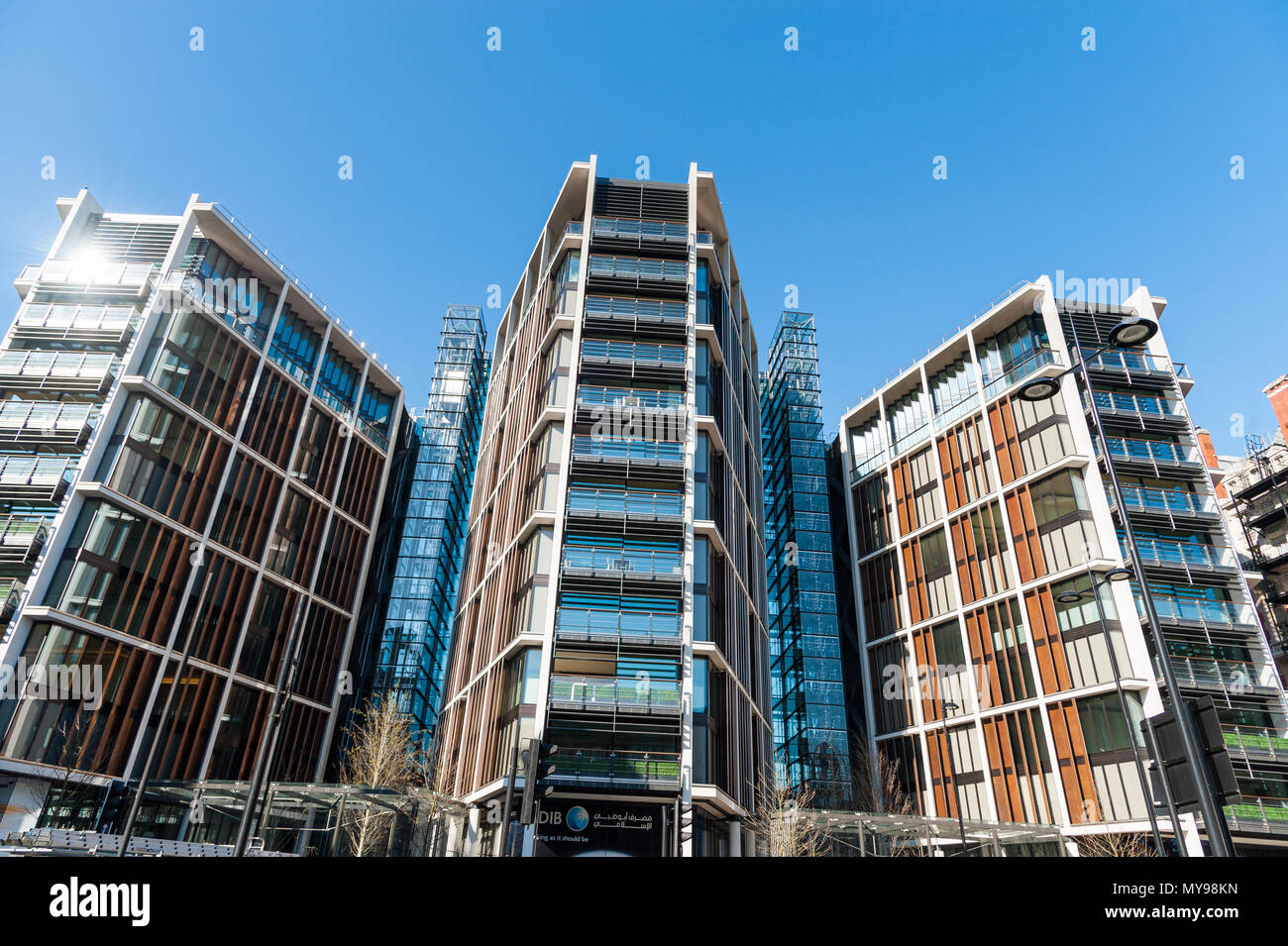 Eine Hyde Park Apartments, London, Großbritannien Stockfoto