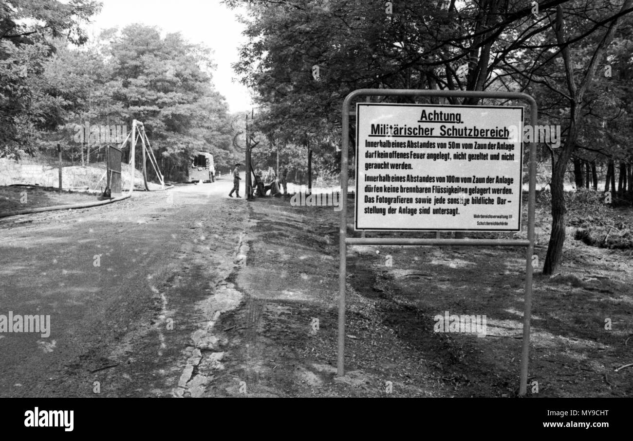 Ein verheerender Waldbrand gefährdeten im August 1976 die britische RAF