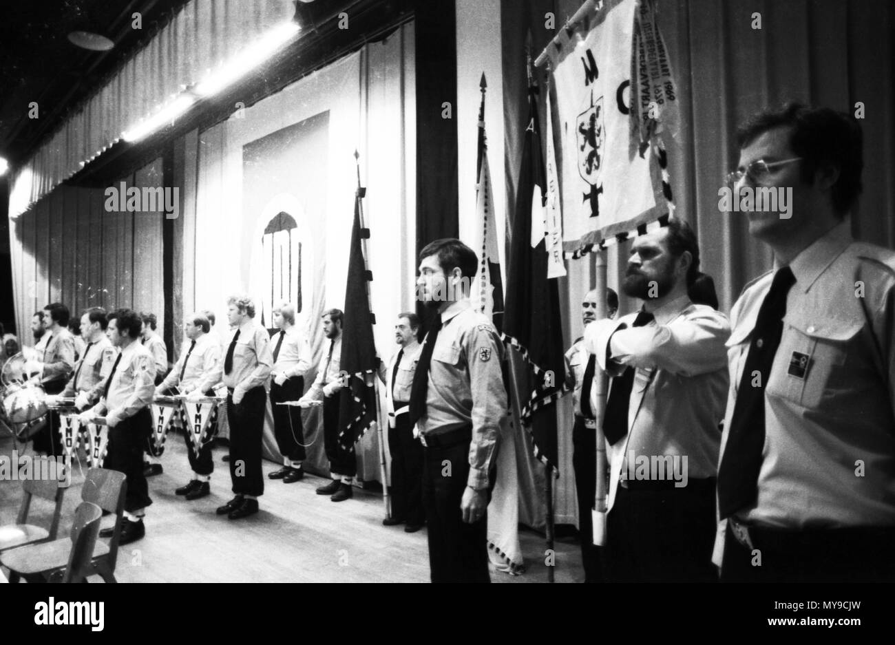 Der Parteitag der rechtsextremistischen Nationaldemokratischen Partei ...