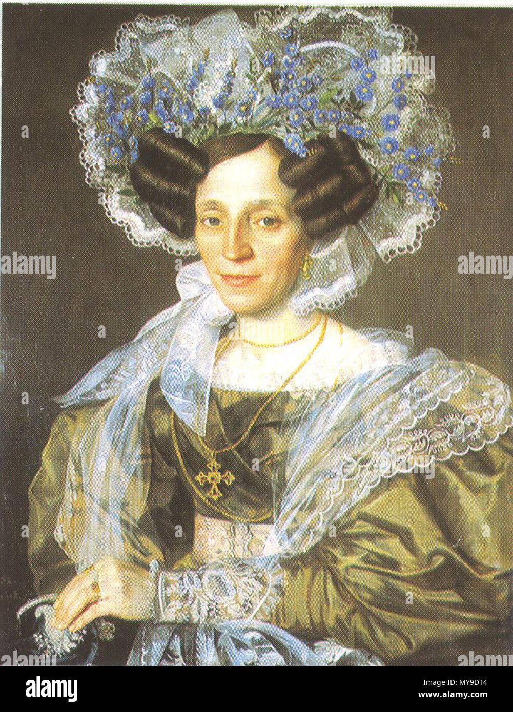 . Englisch: Barbora Smetanová, Mutter von Bedřich Smetana, 1832. 8. April 2012. Antonín Machek (1775-1844) 45 Antonin Machek-Barbora Smetanova Stockfoto