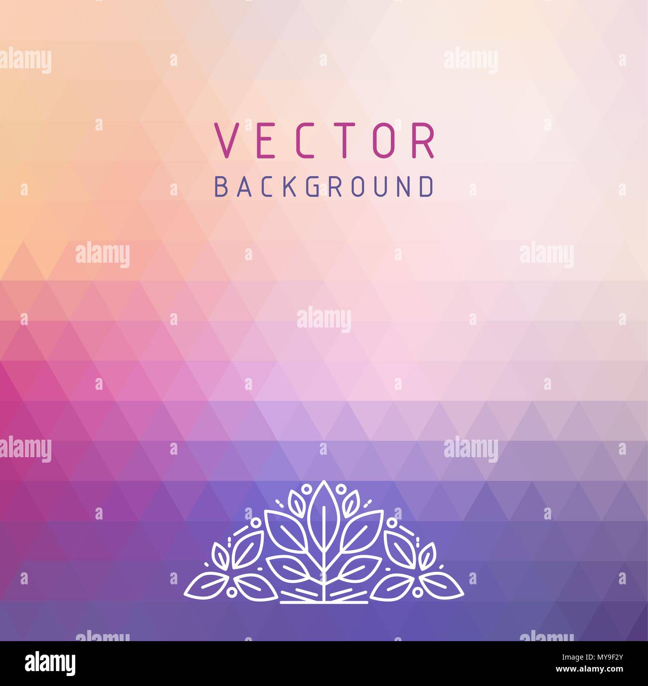Abstrakte polygonalen Vektor Hintergrund Stock Vektor