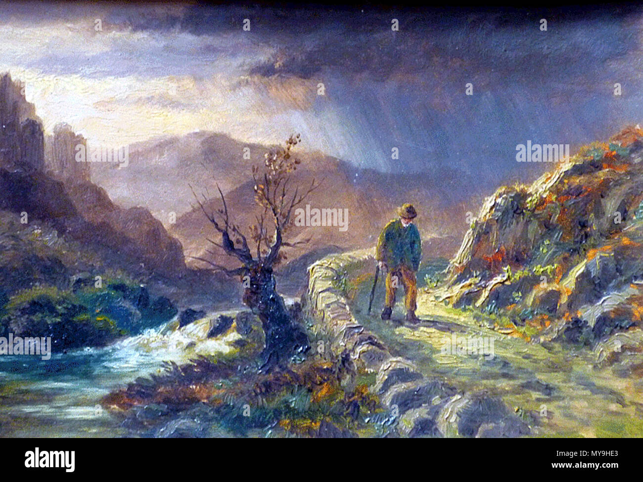 . Englisch: Die einsame Straße. Datum unbekannt. Alexander Mann (1853 - 1908) Beschreibung britische Maler Geburtsdatum / Tod 22. Januar 1853 26. Januar 1908 Ort der Geburt / Todes Glasgow London Authority control: Q 955625 VIAF: 95713461 ULAN: 500005346 RKD: 52337 31 Alexander Mann - Die einsame Straße Stockfoto