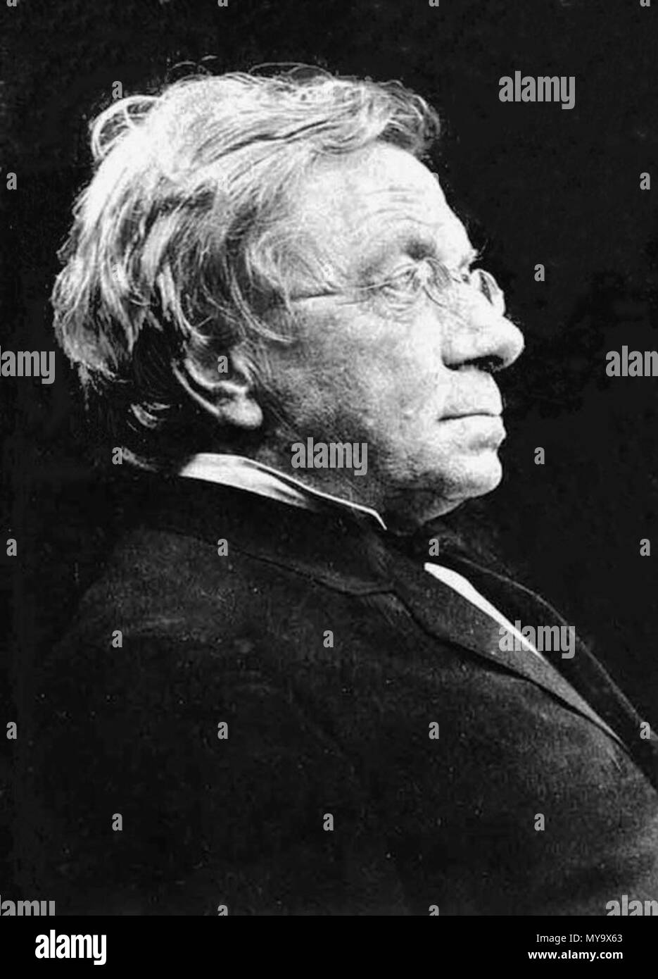 . Johann Jakob Balmer.  1880. Johann Jakob Balmer 61 Balmer Stockfoto