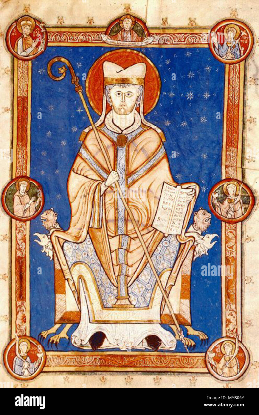 56 Augustinusbishop Stockfoto