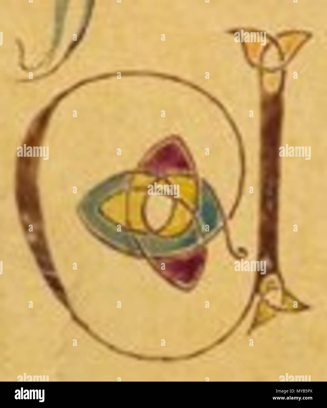 . Englisch: Blickling Psalters (Morgan Library & Museum, Frau M.776) - die ersten 1, Farbe (1858 Kopieren von Frederick Sandys). 1858 77 Blickling Psalters (Morgan Library &Amp; Museum, Frau M.776) - die ersten 1, Farbe (1858 Kopieren von Frederick Sandys) Stockfoto