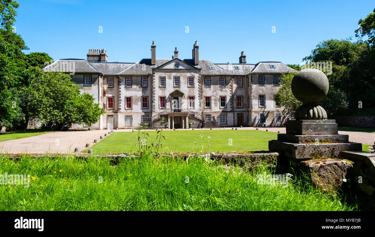 Newhailes Haus einen palladianischen Stil Villa in Newhailes Immobilien. Midlothian, Schottland, Großbritannien Stockfoto
