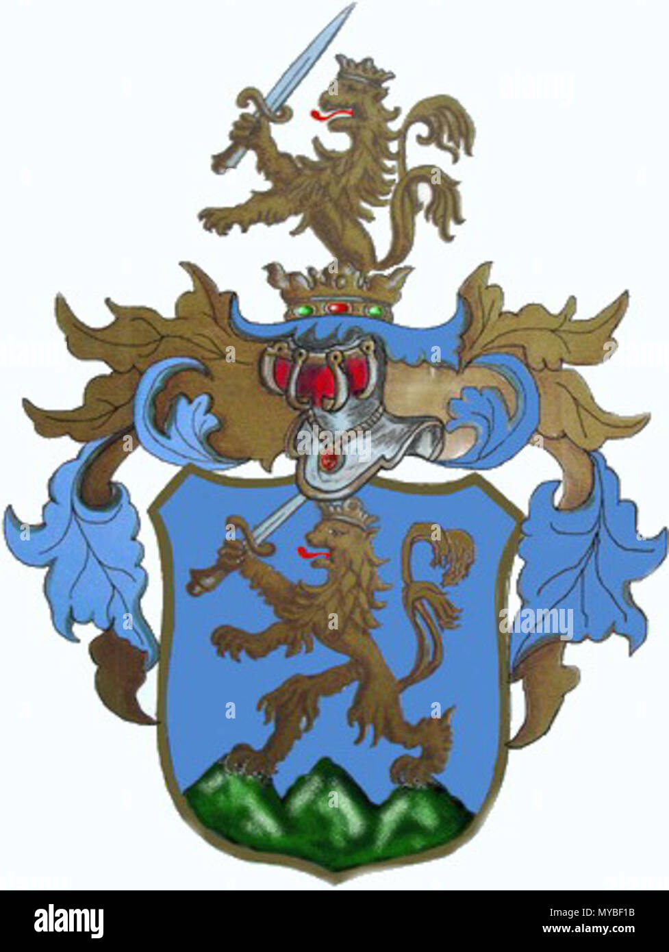 . Englisch: Wappen der Familie Kohary (csábrághi és szitnyai Herceg és gróf Koháry). 1. juni 2006, 14:55:40 wikipedia.hu 116 COA-Kohary Stockfoto