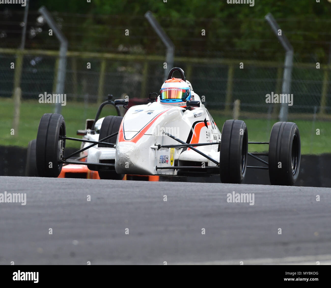 Chris Middlehurst, Van Diemen LA10, nationale Formel Ford Meisterschaft, Formel Ford, TCR UK Rennwochenende, Brands Hatch, Juni 2018, Autorennen, Autos, Stockfoto