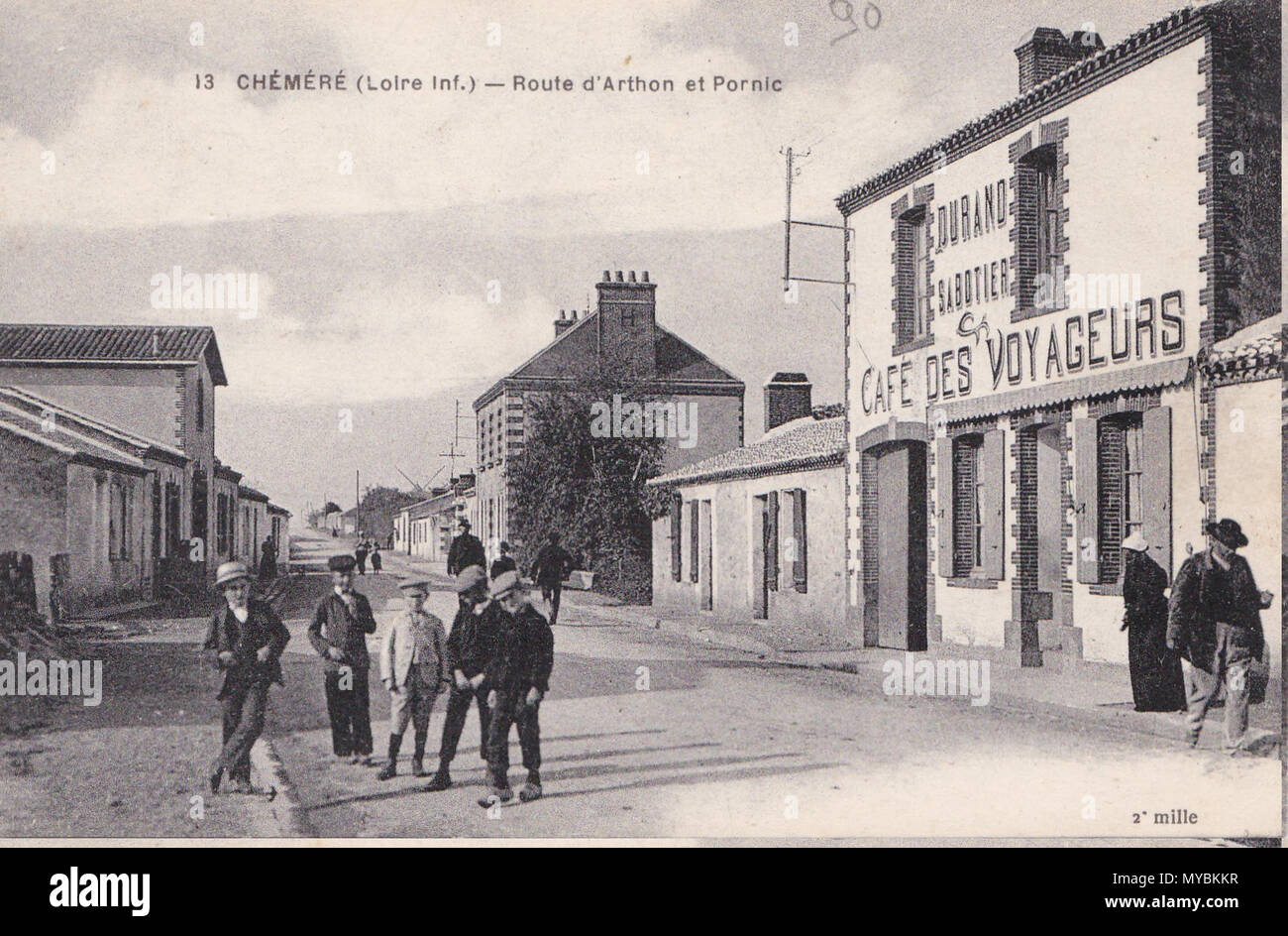 100 Carte postale Ancienne de Chéméré 30. Stockfoto