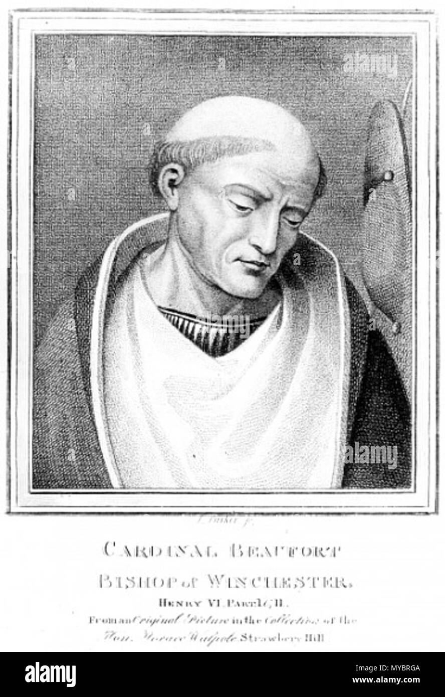 . Englisch: Henry Beaufort. Vom 7. Juni 2012. J. Parker 97 Kardinal Henry Beaufort Stockfoto . Englisch: Henry Beaufort. Vom 7. Juni 2012. J. Parker 97 Kardinal Henry Beaufort Stockfoto