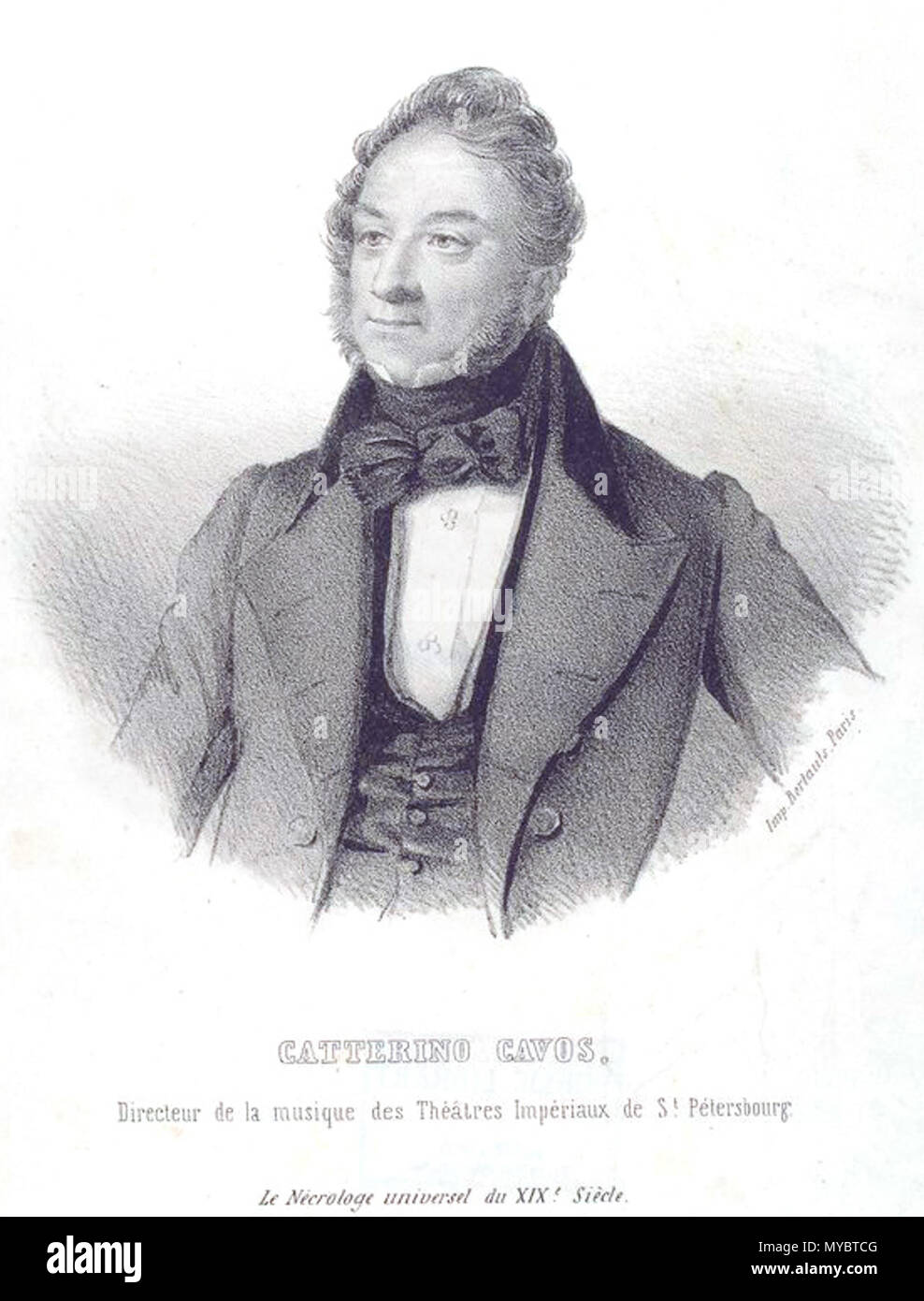 . Englisch: russische Komponist Catterino Cavos (1775 - 1840). XIX Jahrhundert. Unbekannt 102 Catterino-Cavos Stockfoto