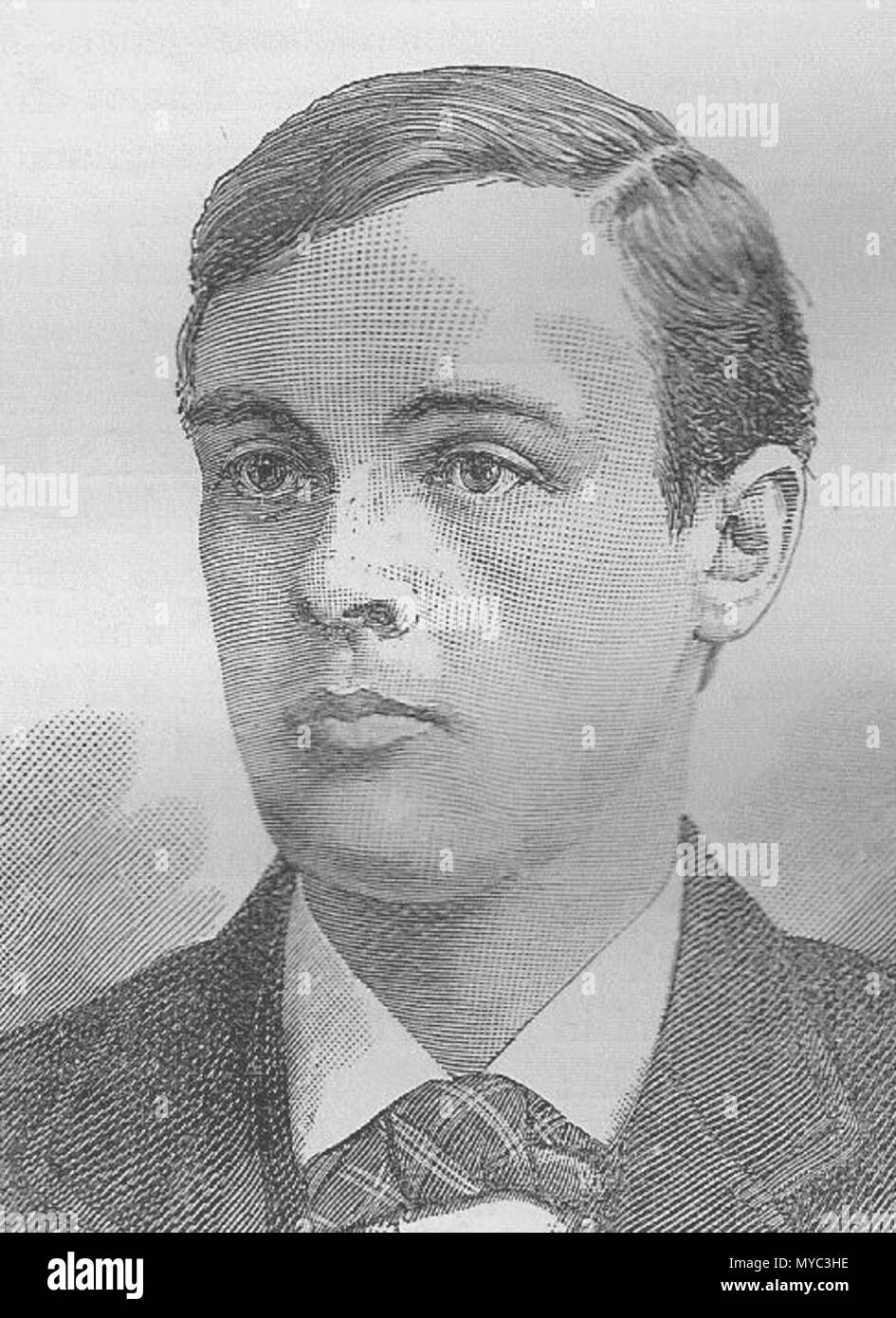 . Englisch: Feder und Tinte Zeichnung von Owen Morgan Edwards (1858-1920), einer der führenden Waliser kulturelle Persönlichkeit, Historiker und Schriftsteller. Deutsch: Darlun pin ac inkl o Owen Morgan Edwards (1858-1920), un o arweinwyr diwylliannol Cymru, hanesydd eine llenor. 1896. Scan: Anatiomaros; Künstler der ursprünglichen Zeichnung unbekannt. Ursprünglich von mir hochgeladen, Anatiomaros, walisische Wikipedia. 394 O. M. Edwards 01b Stockfoto
