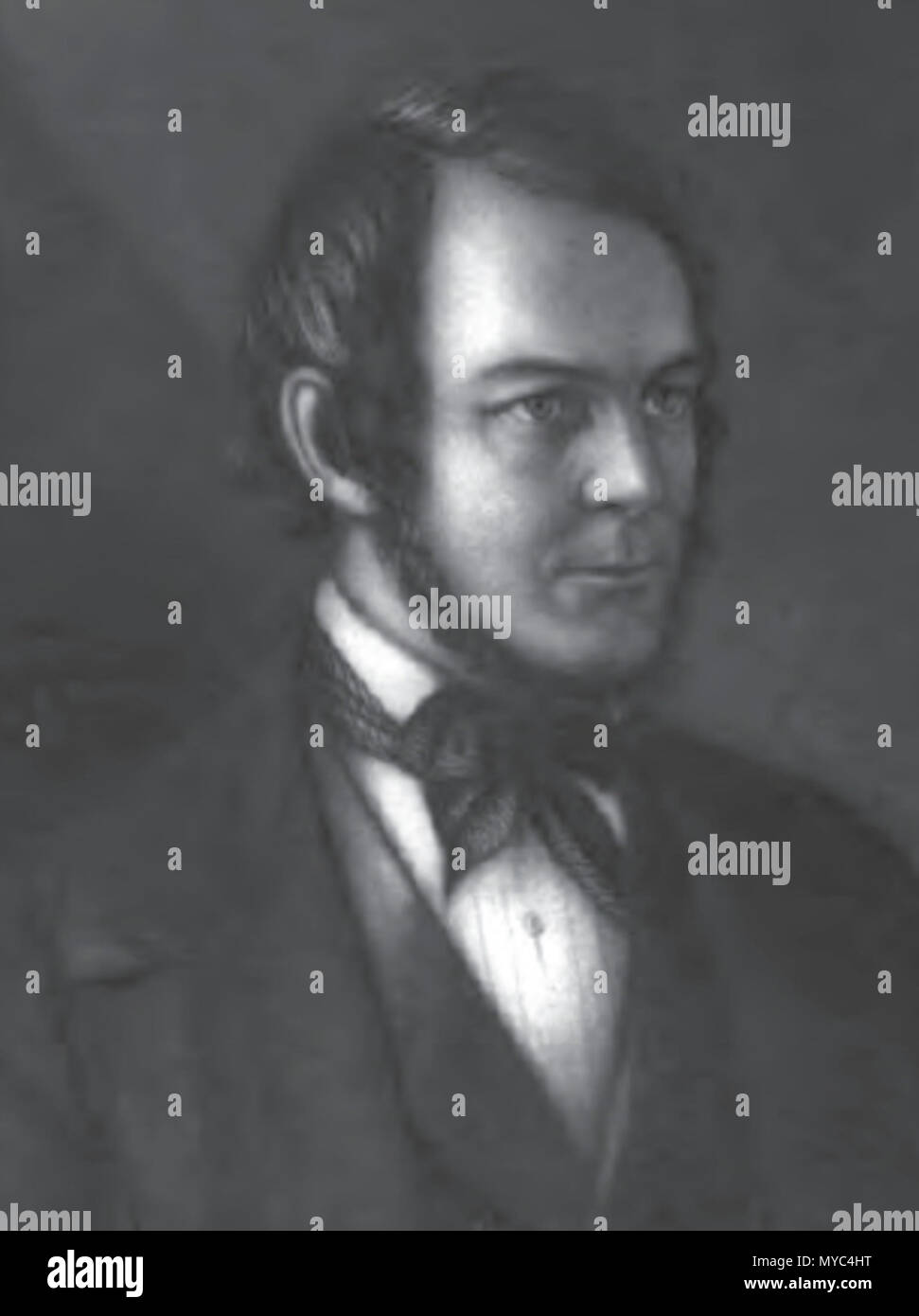 . Englisch: David Perkins Seite (1810-1848), die einflussreiche amerikanische Schriftsteller auf Ausbildung und ersten Principal des New York State Normal School (später SUNY Albany). a. 1848. Portrait von Barnard's Bildungsbiographie, 1859 133 David P Seite Stockfoto