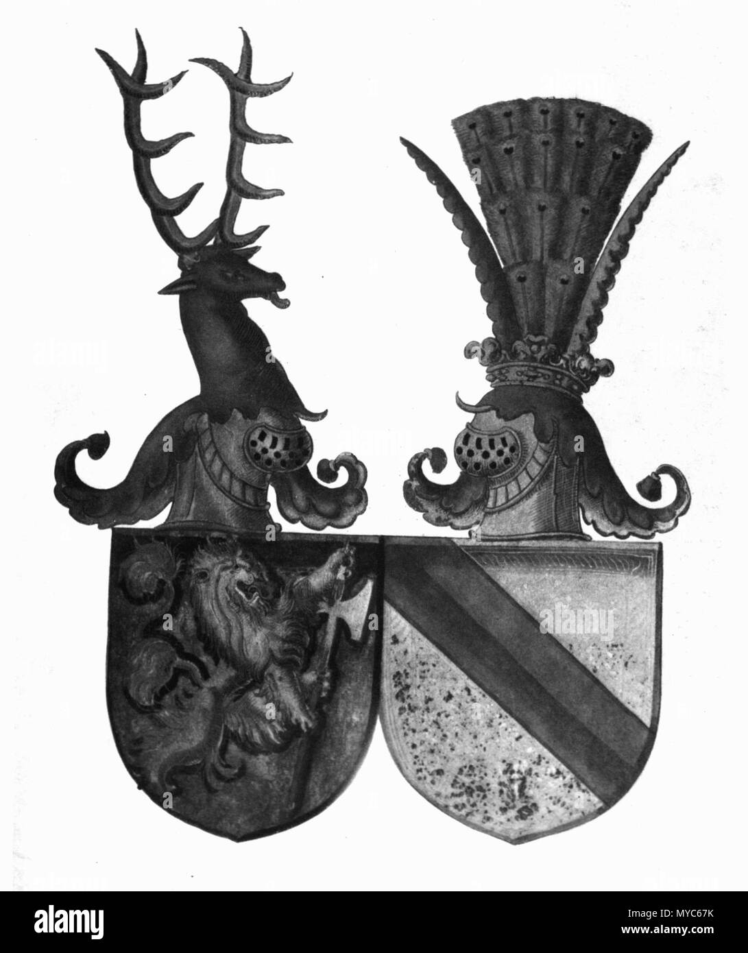 139 DH 3-135 Allianz Zimmern-Baden - Hochberg Stockfoto