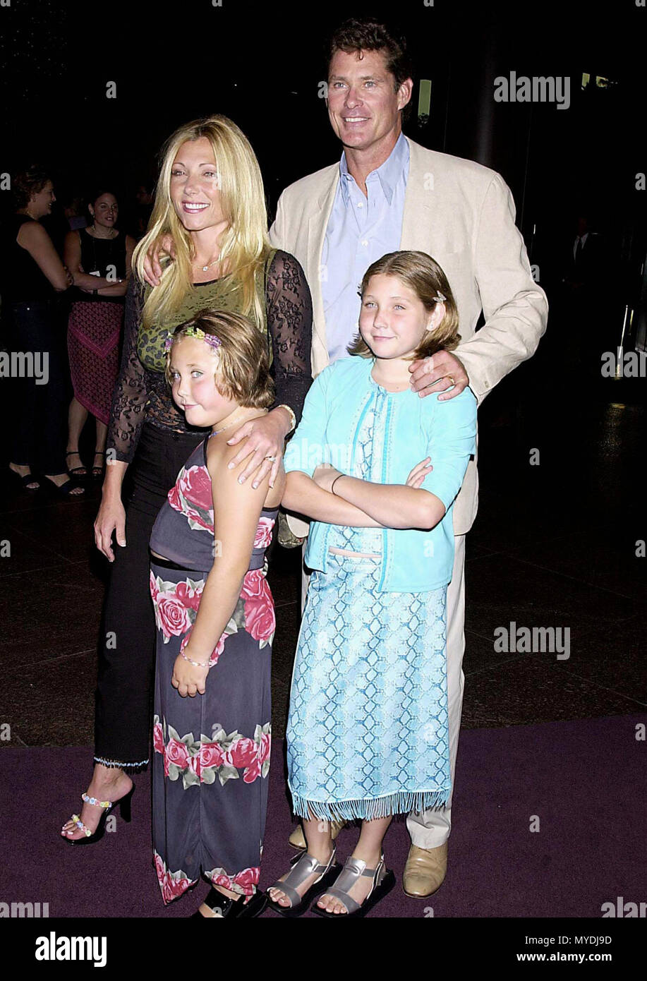 David Hasselhoff mit Frau Pamela und daughtersDavid Hasselhoff mit Frau Pamela und Töchter Red Carpet Event, Vertikal, USA, Filmindustrie, Prominente, Fotografie, Bestof, Kunst, Kultur und Unterhaltung, Topix Prominente Fashion/Vertikal, Besten, Event in Hollywood Leben - Kalifornien, Roter Teppich und backstage, USA, Film, Stars, Film Stars, TV Stars, Musik, Promis, Fotografie, Bestof, Kunst, Kultur und Unterhaltung, Topix, vertikale, Anfrage tsuni@Gamma-USA.com, Berühmtheit mit Familie (Mann, Frau und Kinder, Brüder und Schwestern) Stockfoto