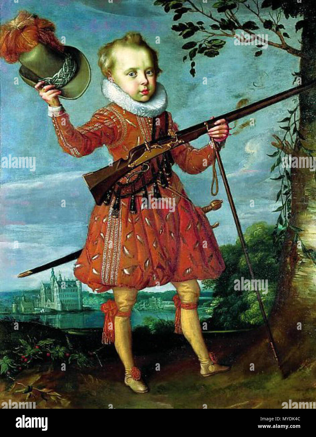 . Englisch: Herzog Friedrich, zweite Christian IV., der Sohn, dem späteren König Friedrich III. von Dänemark. 9. April 2012. Pieter Isaacsz 148 Herzog - Frederick - später - König - frederickofdenmark Stockfoto