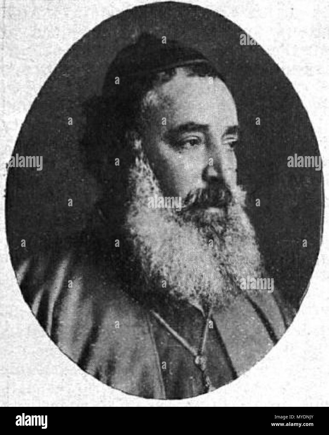 . Englisch: Eliya Abulyonan-Patriarchen von Babylon der Chaldäer. Foto vor - Abulyonan Tod im Jahr 1894. Unbekannt 158 Eliya-Abulyonan Stockfoto