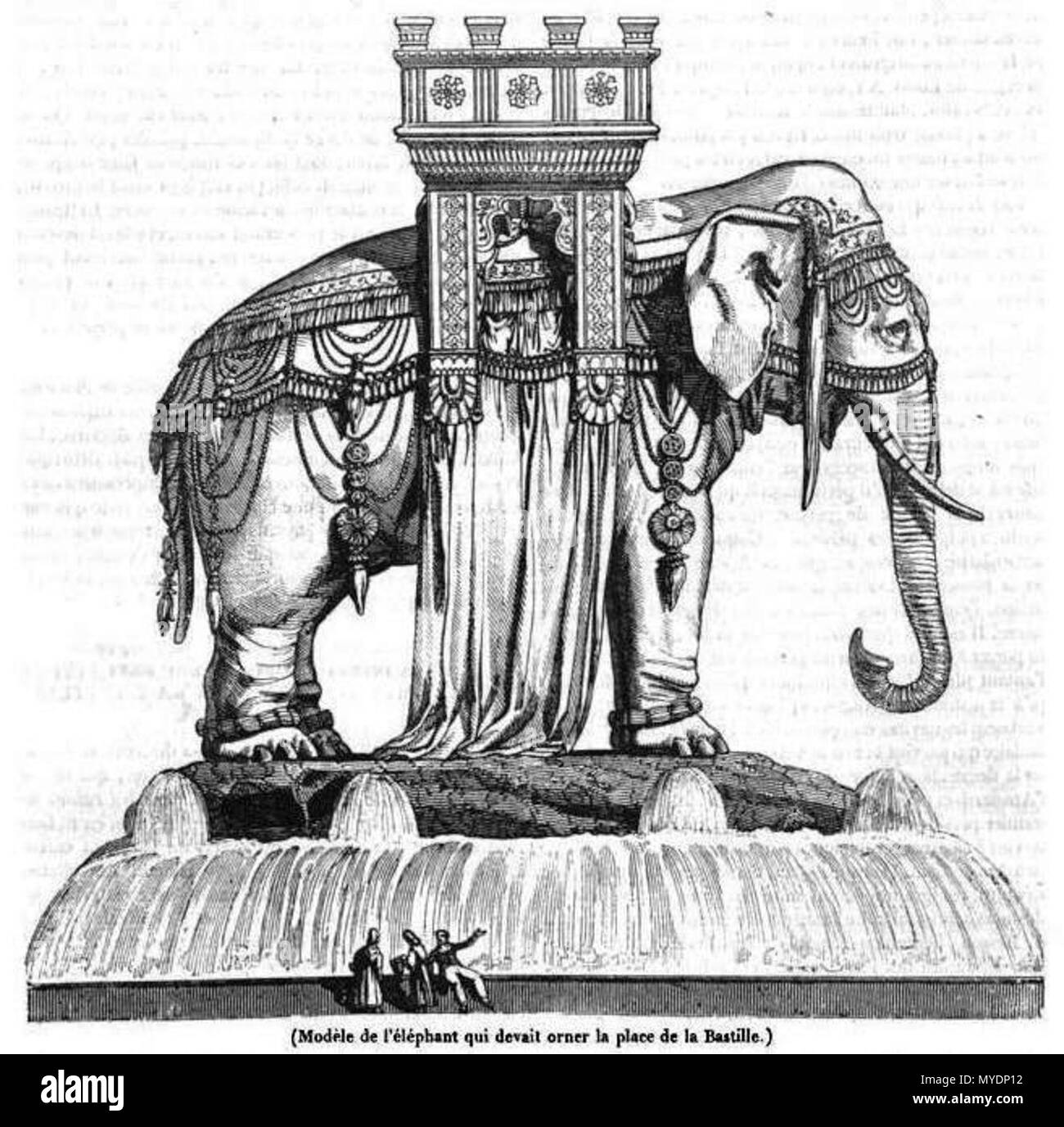 159 Eléphant Bastille (2) Stockfoto