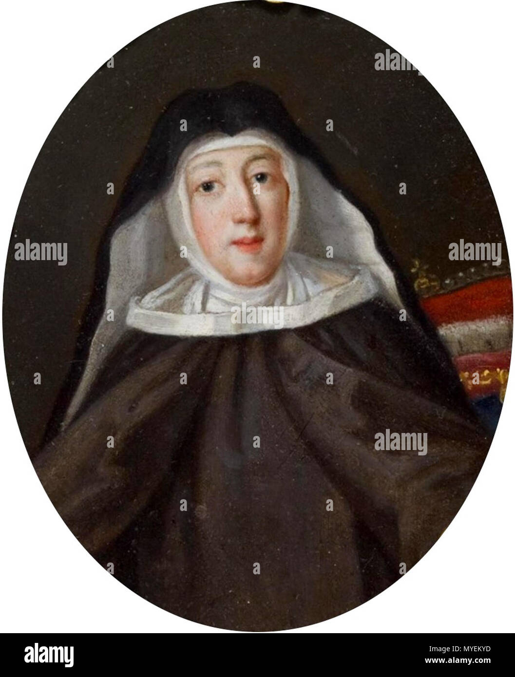 . Englisch: Maria Anna Caroline von Bayern (1696 - 1750). 18. Zu Franz Joseph Winder (1690-1756) Alternative Namen Franz Joseph Winter Beschreibung Deutsch Portrait Maler Geburtsdatum / Tod 1690 1756 Behörde: Q 21638984 VIAF: 96531475 ULAN: 500113095 RKD: 342842 188 Franz Josef Winter (zugeschrieben) - Maria Anna Caroline von Bayern zugeschrieben Stockfoto