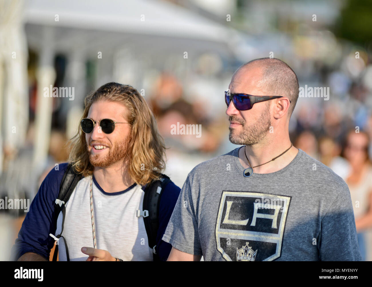 Norwegische Jugendliche, Barcode, Oslo Stockfoto