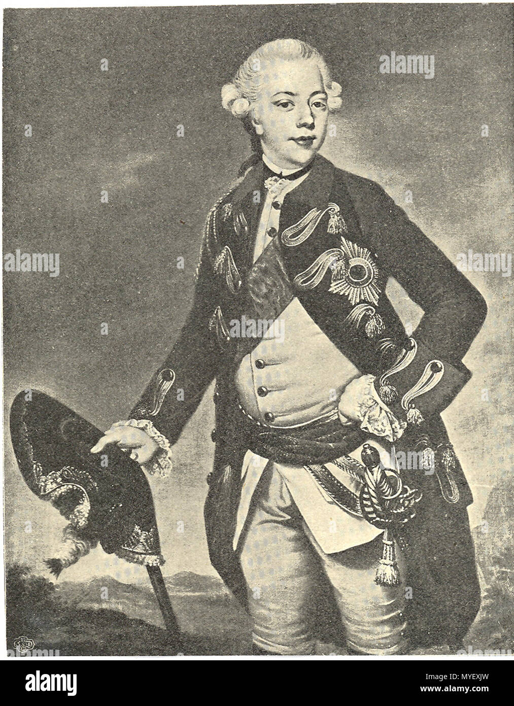 . Deutsch: Wilhelm V.. unbekannter Maler 5 1748 Willem V Stockfoto