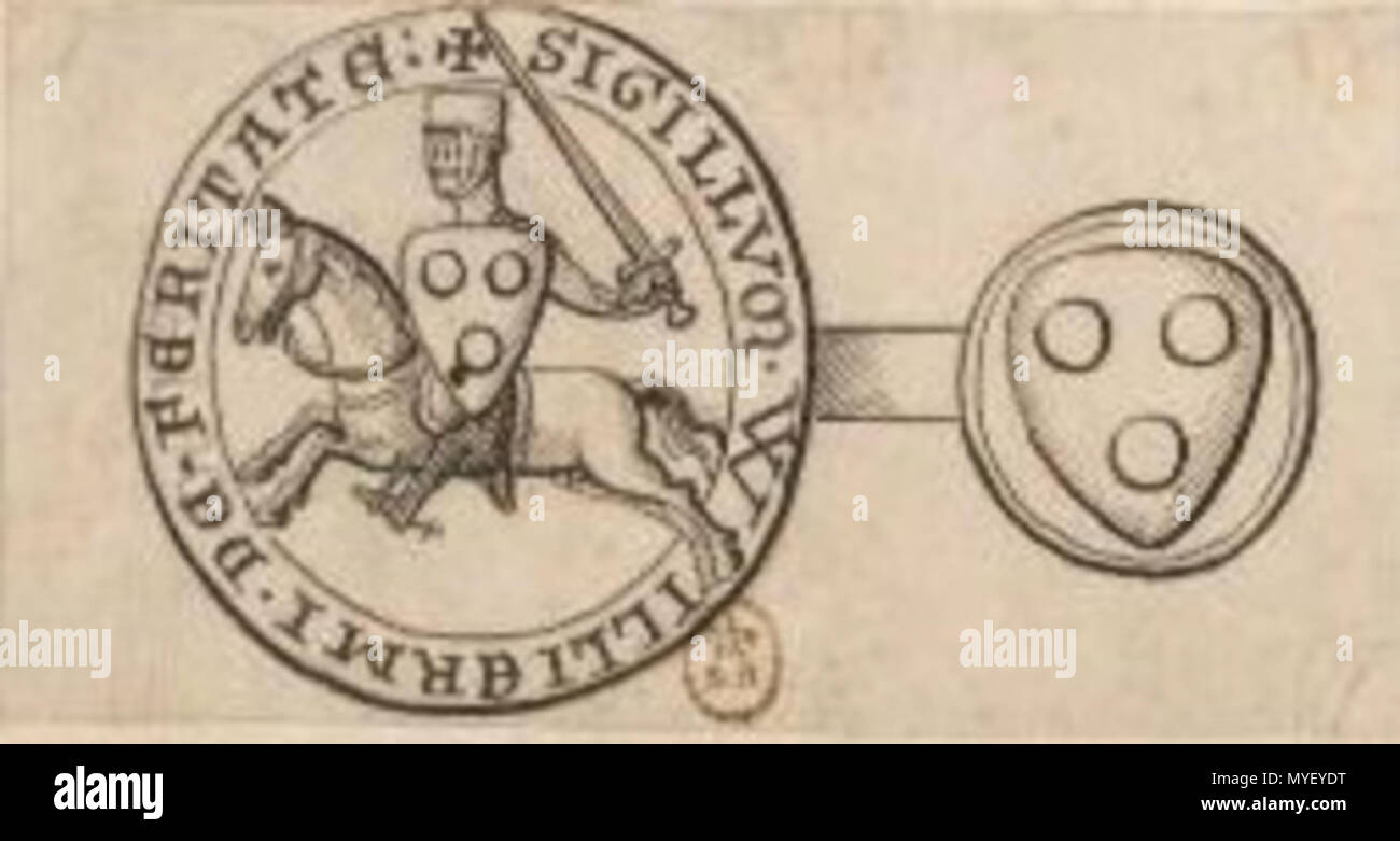 222 Guillaume de la Ferté Stockfoto