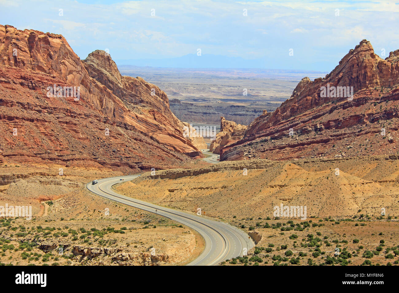 Wolf Canyon, Utah gesichtet Stockfoto