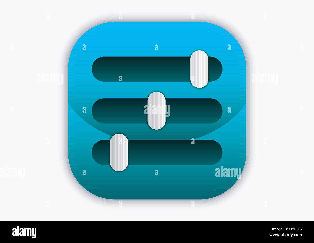 Vektor Design der Einstellung Balance Stock Vektor