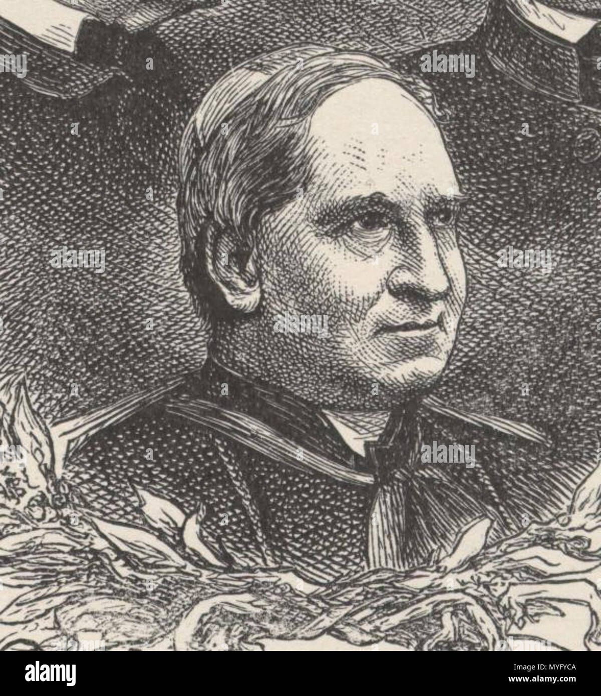 . English: Bischof Gaetano Aloisi Masella, Apost. Nuntius in Bayern. 1895. Weinand 201 Gaetano Aloisi Masella, Apostolischer Nuntius in BayernJS 2 Stockfoto