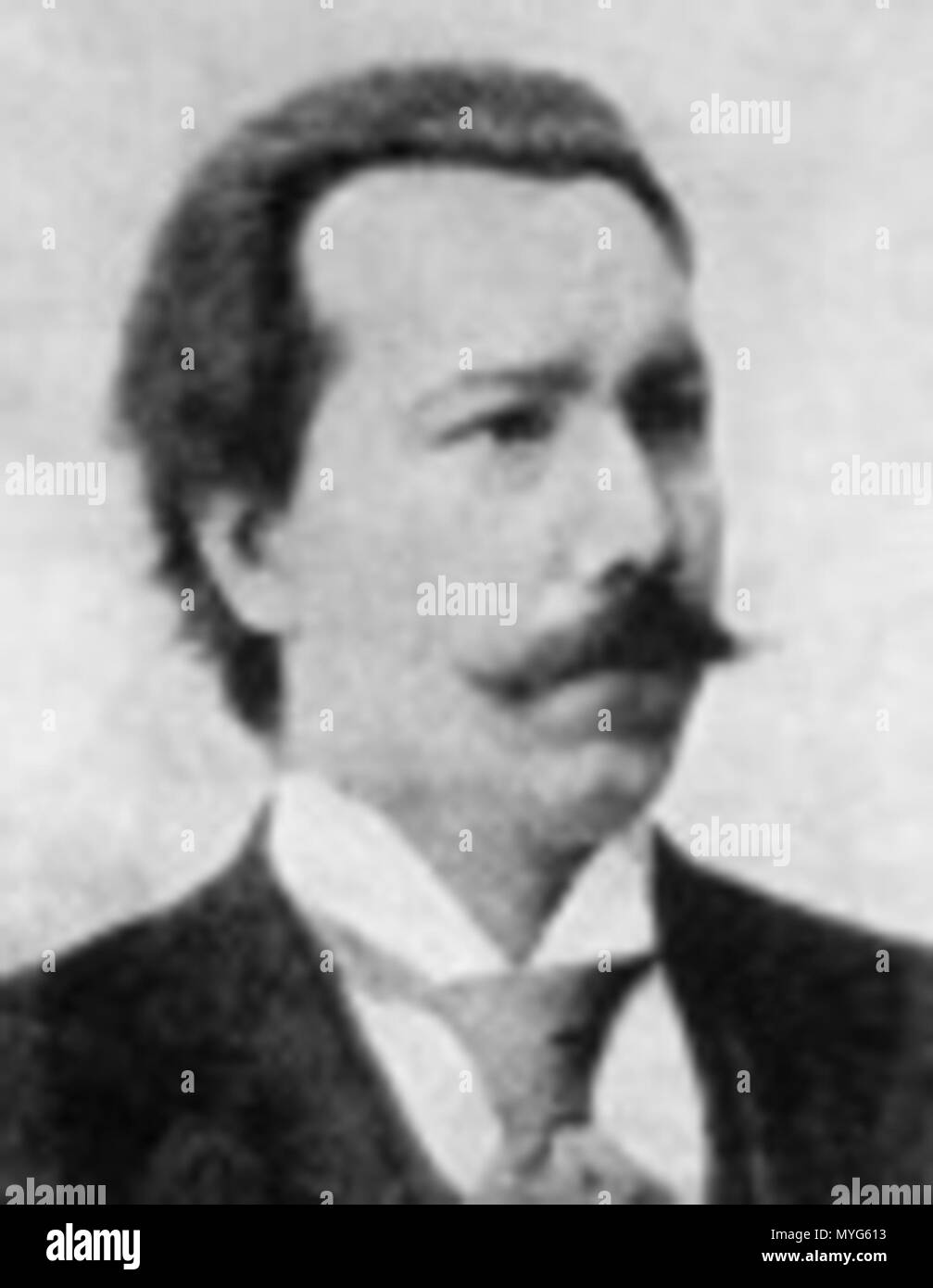 . Englisch: tschechische Komponist Hanuš Trneček (1858-1914) Čeština: Hanuš Trneček (1858-1914), Český harfenista, klavírista, Dirigent, hudební pedagog skladatel ein. Datum unbekannt. Unbekannt 230 HanusTrnecek Stockfoto