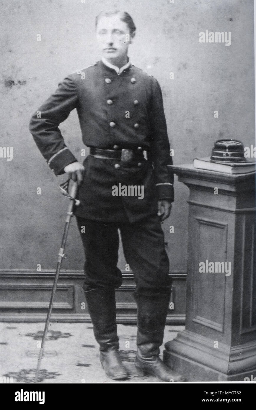 . Español: Subteniente V Letelier Espinoza del Batallon Civico Movilizado' Talca'. 9 Mai 2007, 20:05:15. Unbekannt 65 Bat-CIV-Mov - Talca Stockfoto