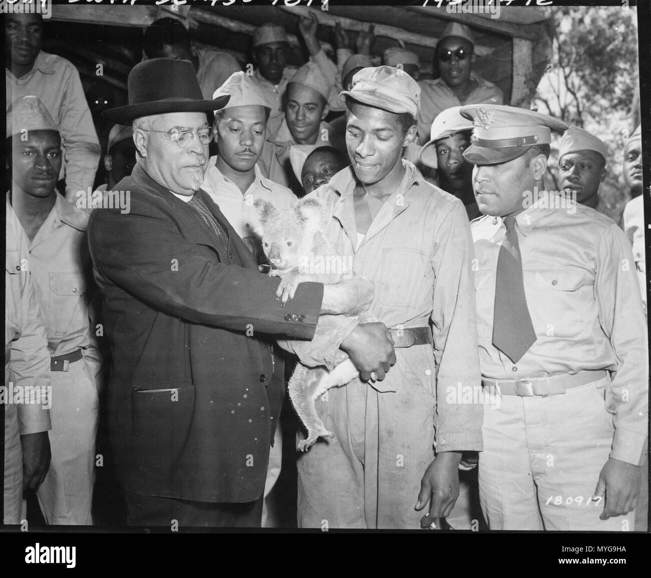 Bischof John Andrew Gregg, Führer des (der) Afrikanische methodistische Kirche in North Central Usa und Gesandten des Sudetendeutschen wies Schroeder - Stockfoto