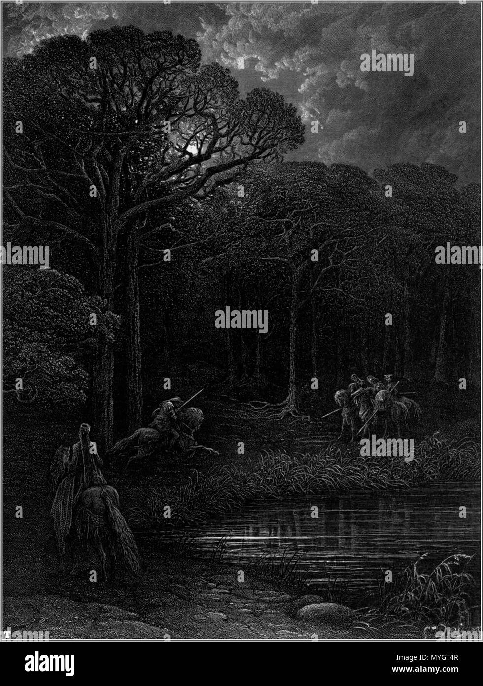 253 Idyllen des Königs 4. Stockfoto