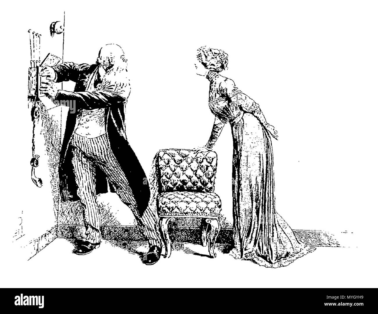 263 Ivoi - L'Image fantôme Aéroplane 1. Stockfoto