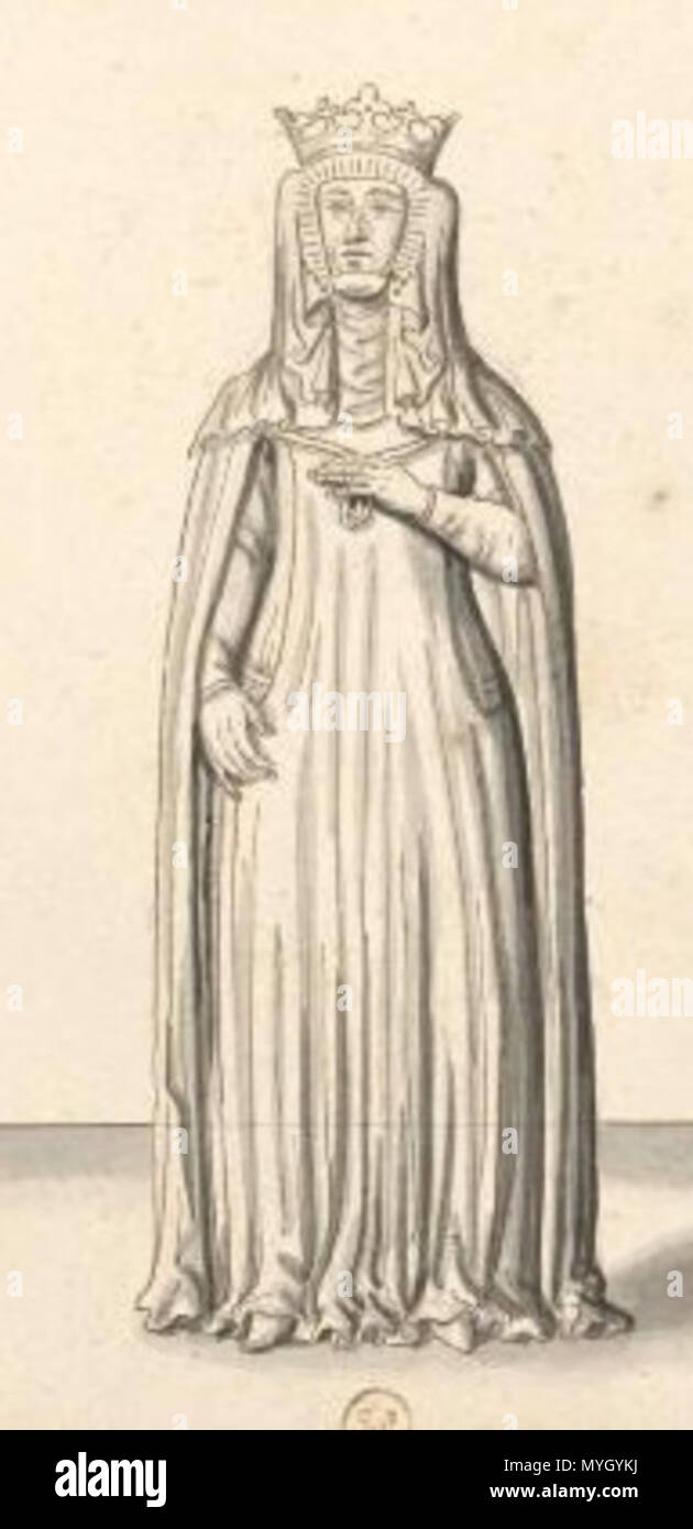 . Isabeau von Bayern. Datum unbekannt. Anonym 263 IzabelaBaviere Stockfoto