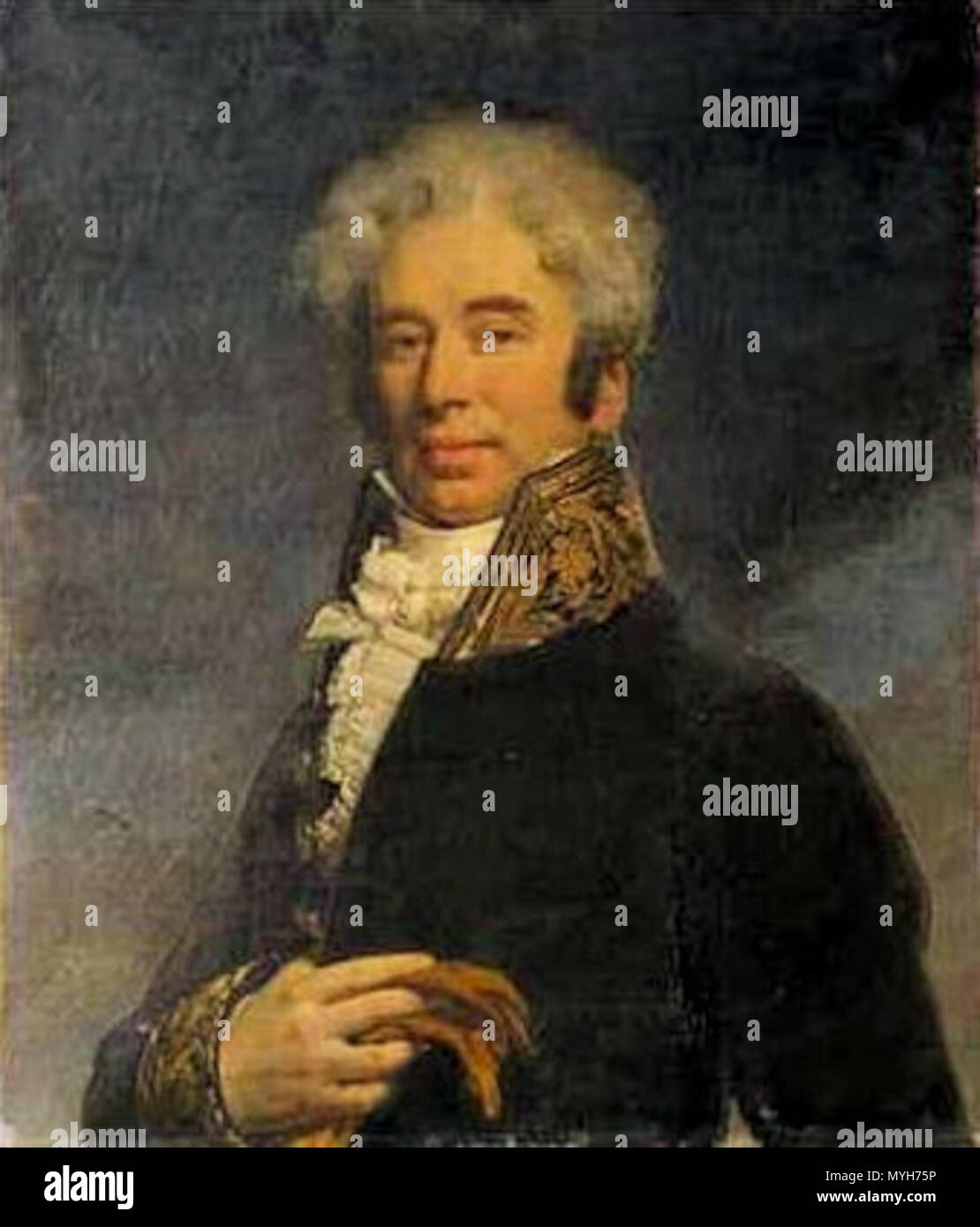 286 Jules Jean-Baptiste François de Chardeboeuf de Pradel Mauzaisse Stockfoto