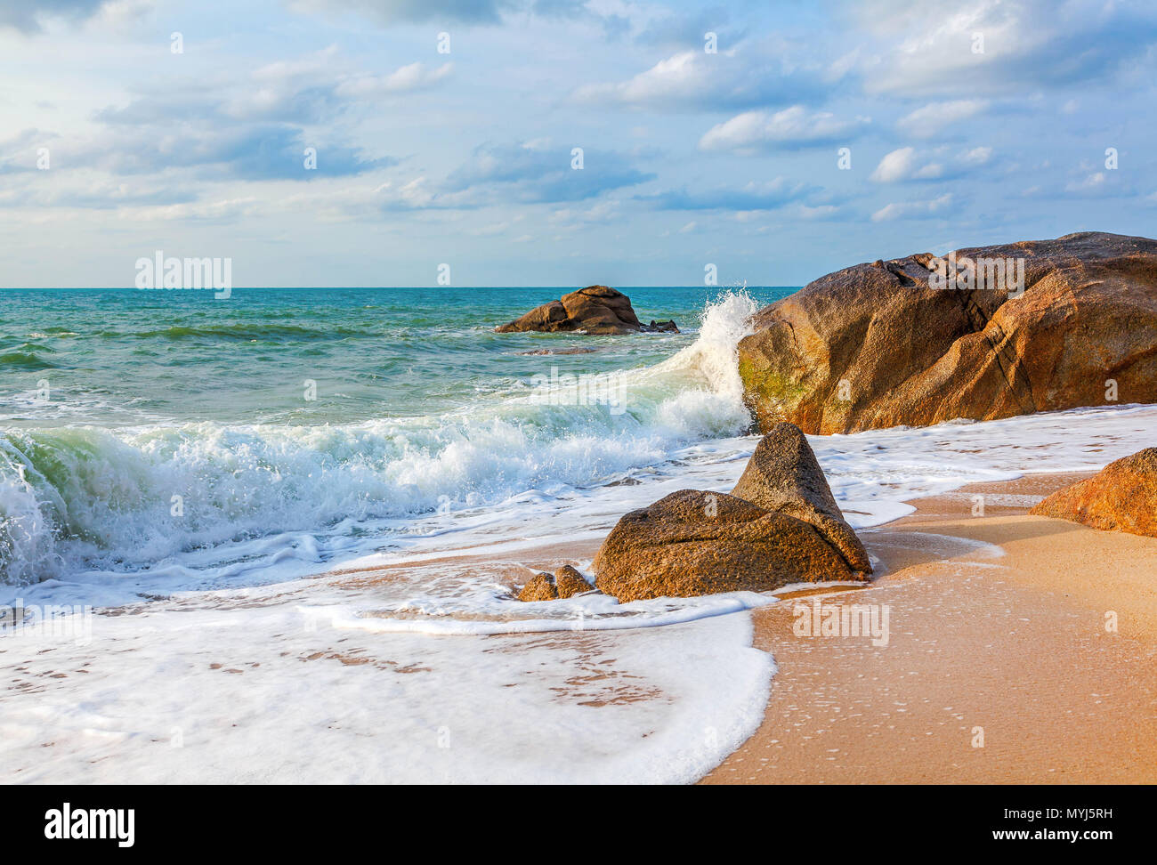 Morgen am Lamai Beach. Koh Samui. Thailand. Stockfoto