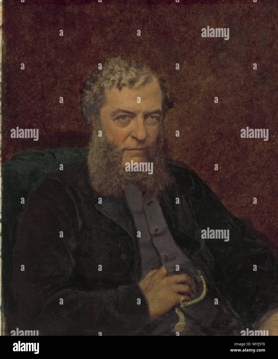 . Dies ist ein 1864 Portrait von Admiral John Lort Stokes (1811 - 1885). 1864. William Egley (1798-1870) 279 John Lort Stokes Stockfoto