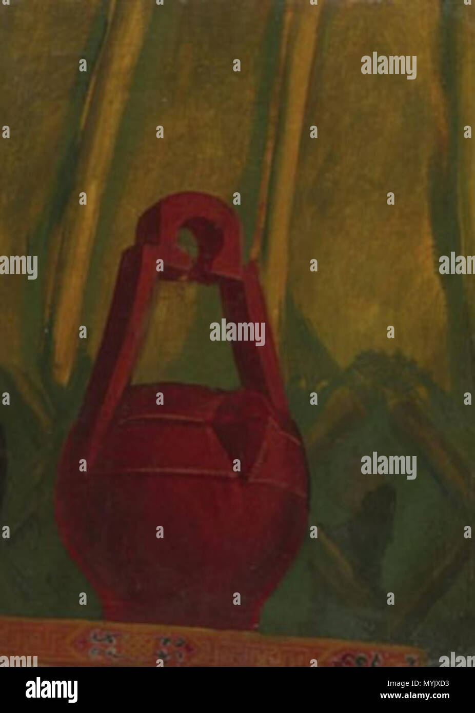 . Le Pot Rouge 1917, холст масло 41.50/30.00 См. 20. A. Jakowlew 316 Le Pot rouge von A. Jakowlew (1917) Stockfoto