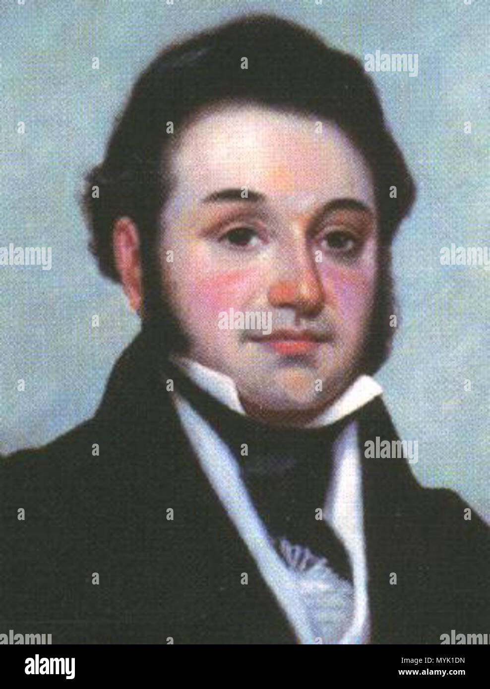 . Lorenzo de Zavala, Vizepräsident der Republik Texas. Diese Datei fehlt, Informationen zum Autor. 328 Lorenzo de Zavala Stockfoto