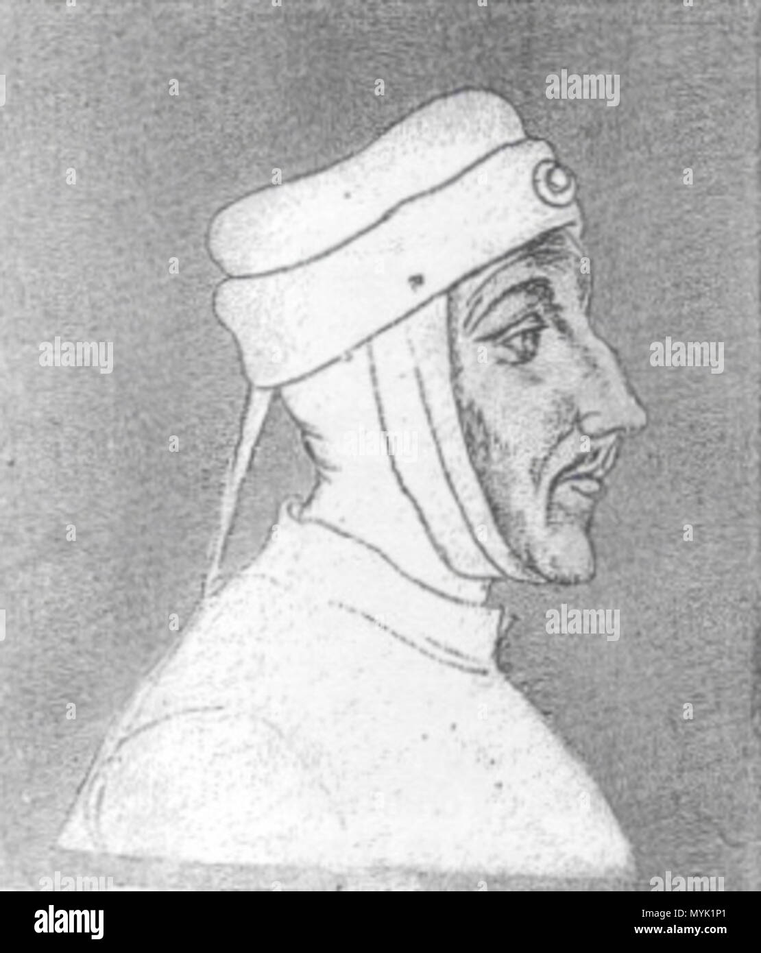 . Englisch: Louis II. von Flandern (1330-1384) Nederlands: Lodewijk Van Male (1330-1384). 14. Jahrhundert. Anonym 329 Louis II. von Flanders-Lodewijk van Männlich (1330-1384) Stockfoto