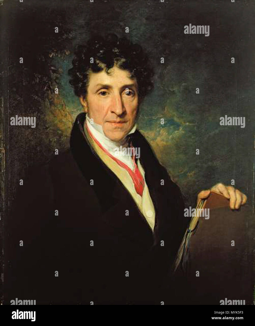 . W: Charles Henry Scwanfelder (b. 1774 in Leeds - d. 1837 in Leeds) war ein englischer Tier-, Landschafts- und Porträtmaler. Er war der Sohn eines deutschen dekorative Maler und begann zu helfen, sein Vater Zifferblätter und Schnupftabak Kästchen zu malen. Er wurde für sein Tier Gemälde bekannt und war der Maler George III. ernannt. <1837 (er starb das Jahr). William Frederick 106 Charles Henry Schwanfelder 157824 Stockfoto