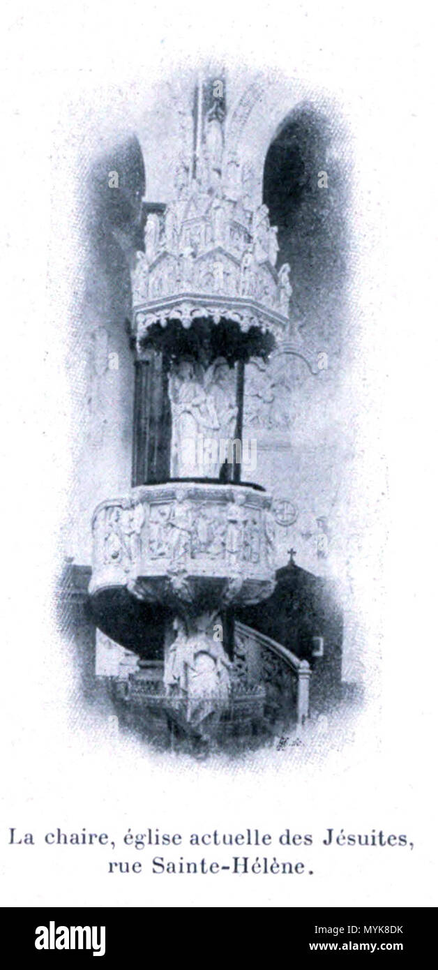 351 Martin - Histoire des Églises et chapelles de Lyon, 1908, Tome II 0289 Stockfoto