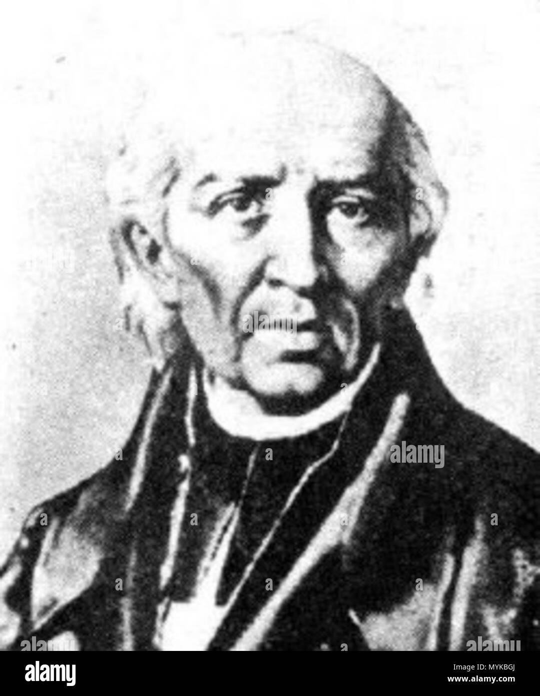 . Englisch: Portrait von Miguel Hidalgo y Costilla. Datum unbekannt. Unbekannt 362 Miguel Hidalgo y Costilla 1. Stockfoto