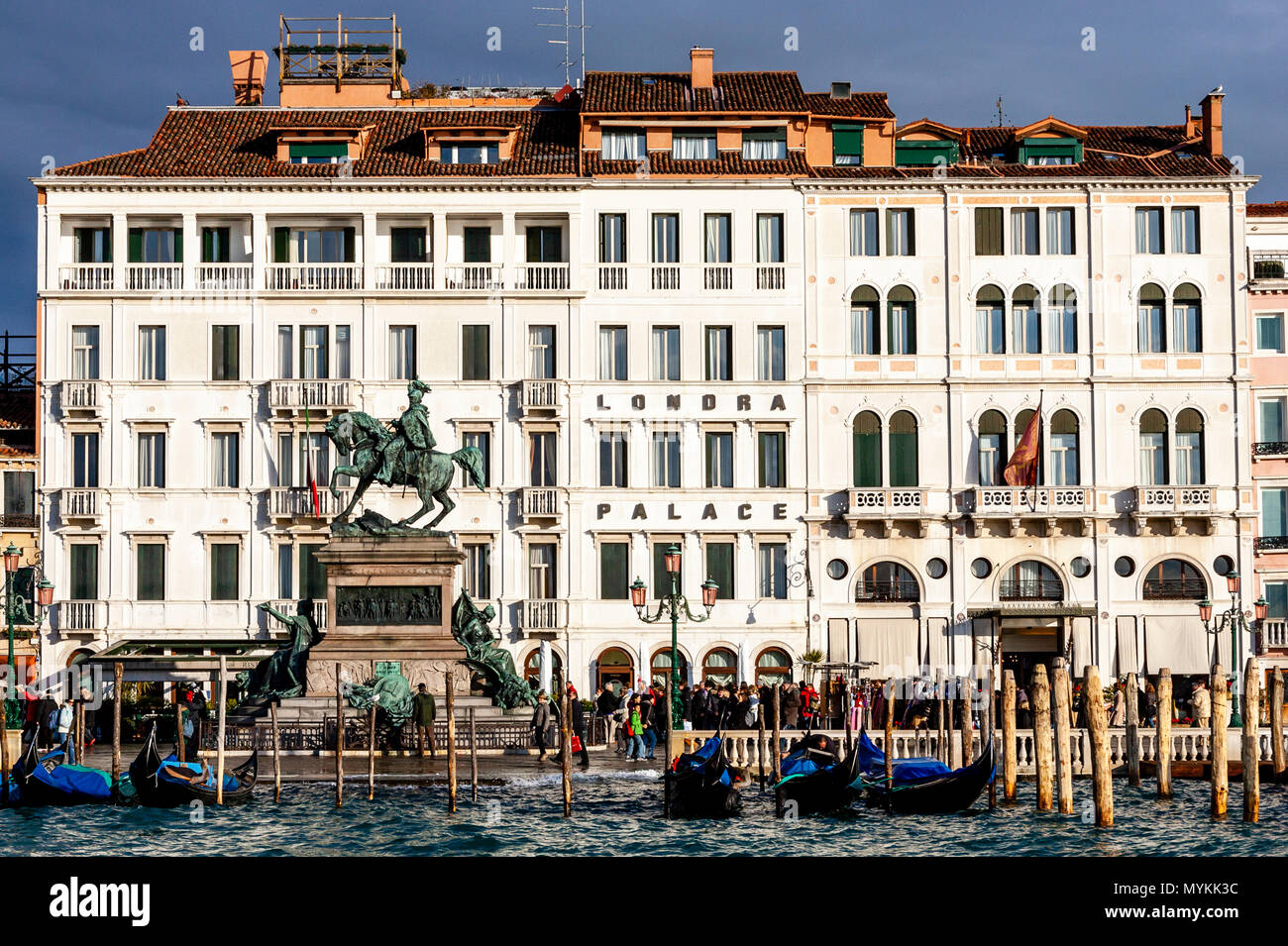 Hotel Londra Palace, Venedig, Italien Stockfoto