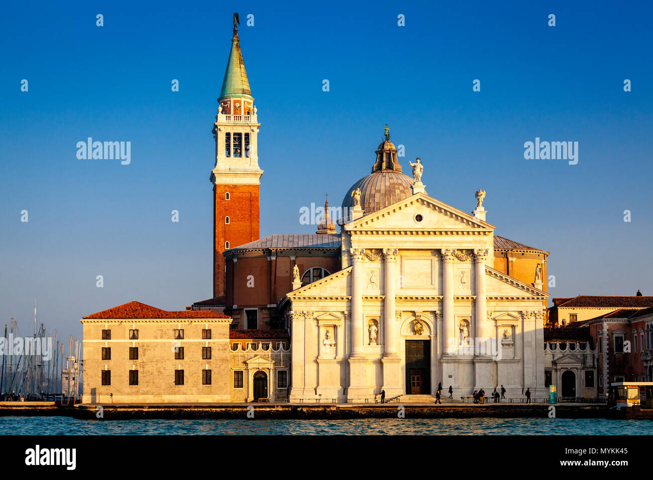 Die Kirche San Giorgio Maggiore auf die Insel San Giorgio Maggiore, Venedig, Italien Stockfoto